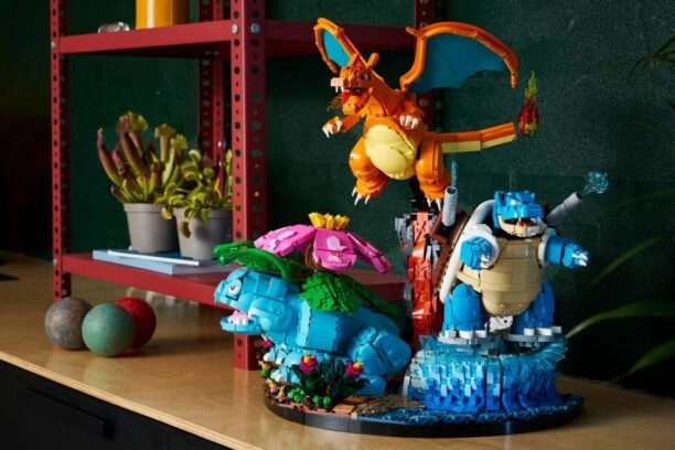 Pokémon van LEGO, Charizard, Blastoise en Venusaur
