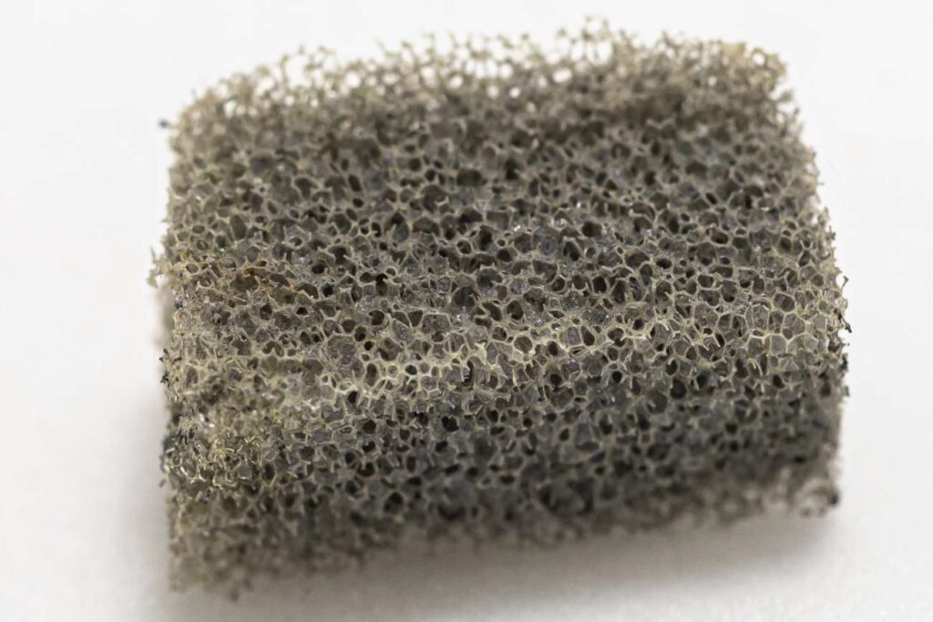 Het materiaal waarvan de filter is gemaakt