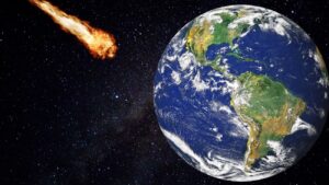 illustratie meteorietinslag