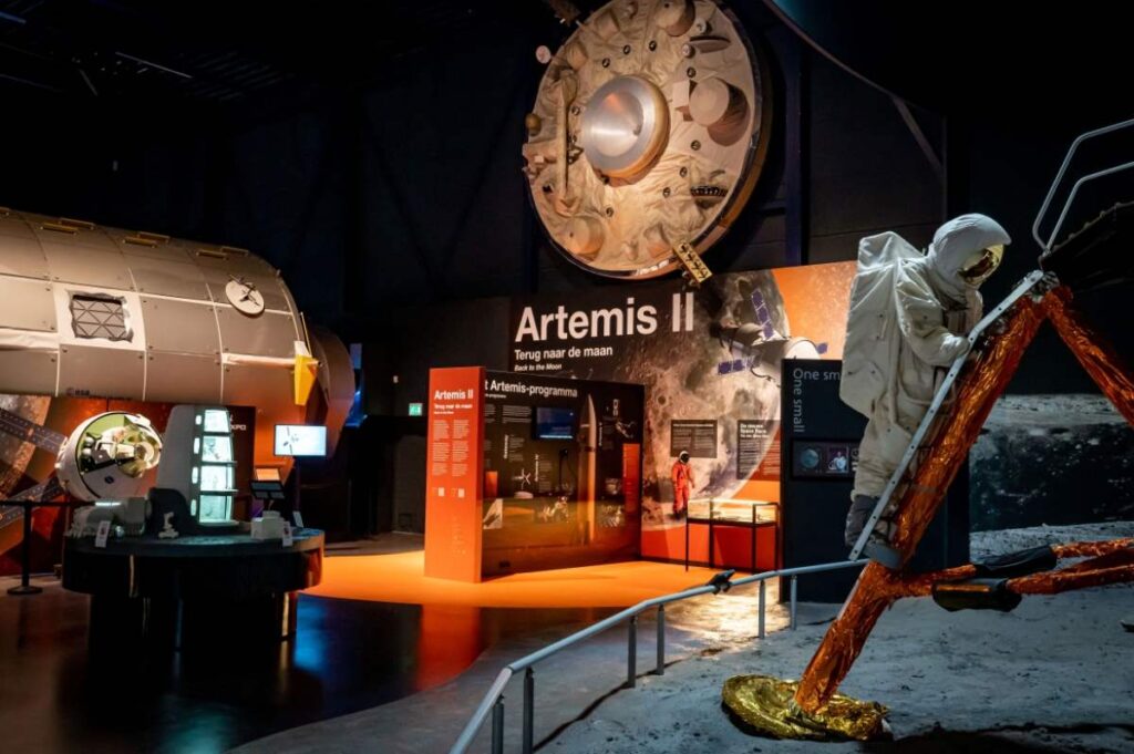 Tentoonstelling Artemis II bij Space Expo