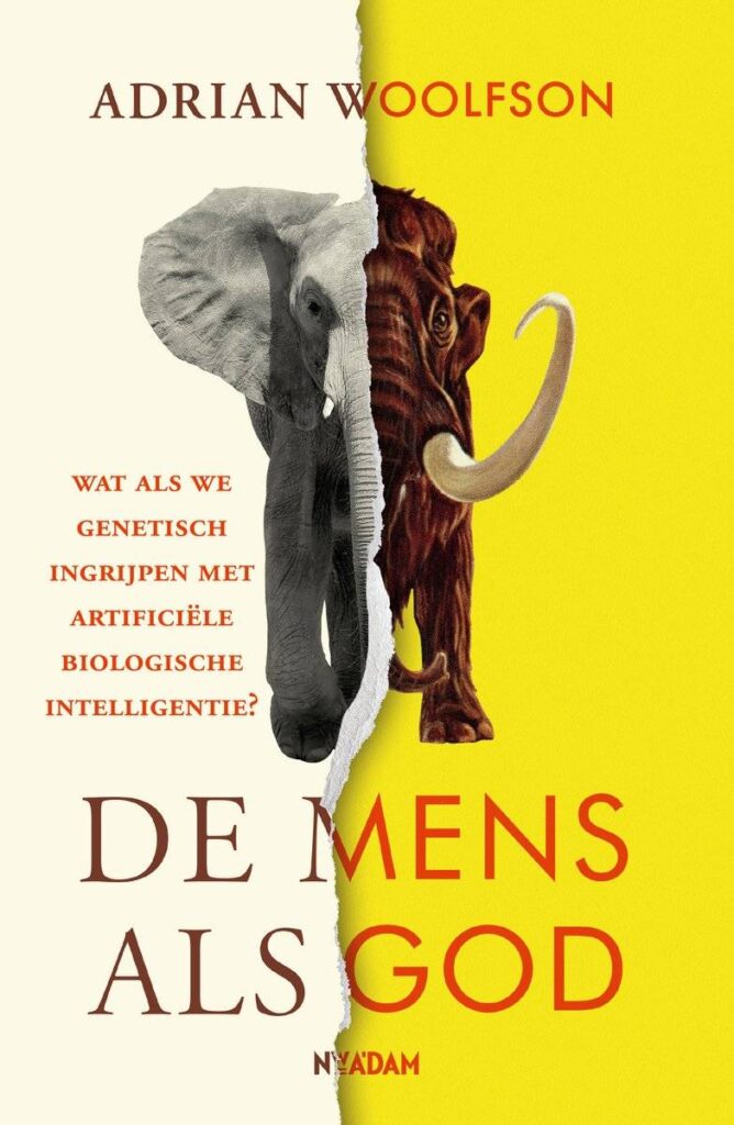 Omslag van het boek De mens als god van Adriaan Woolfson