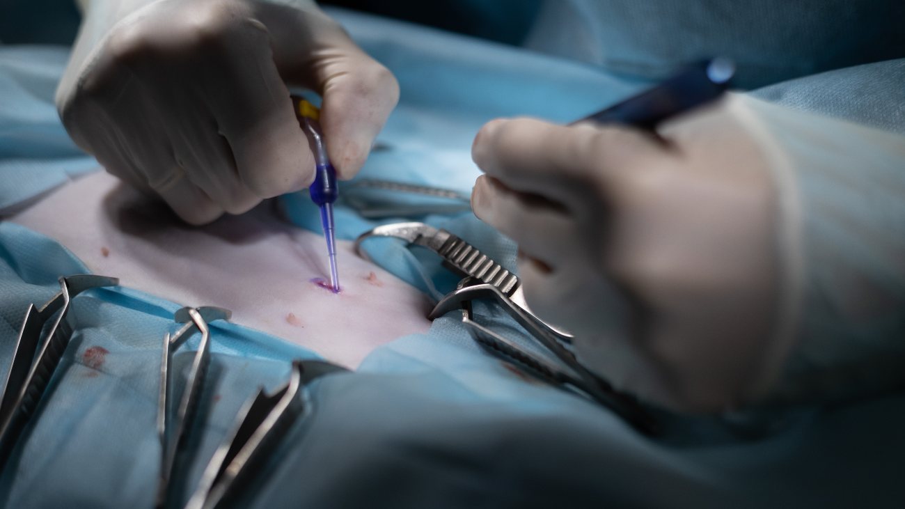 Artsen gebruiken lijm