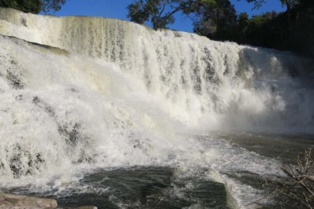 Een van de Luvilombo-watervallen