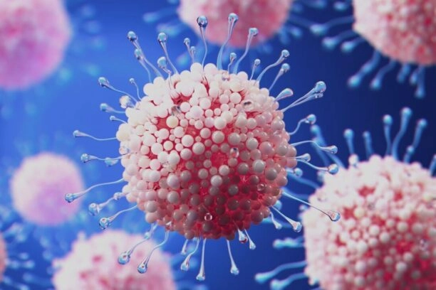 virussen ter illustratie van het microbioom
