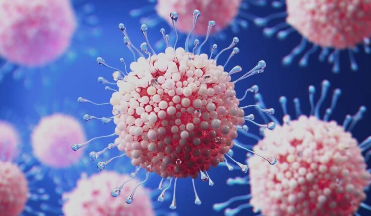 virussen ter illustratie van het microbioom