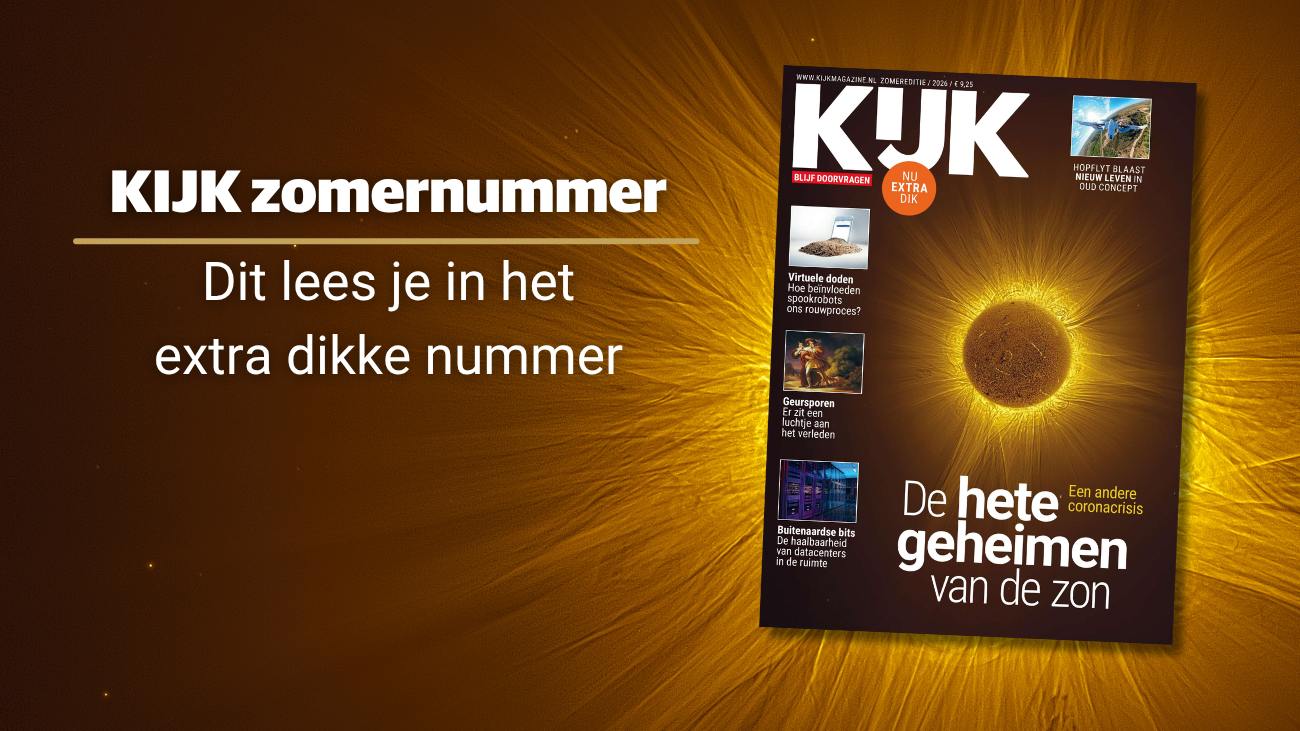Cover van KIJK editie 7/8-2026, het zomernummer