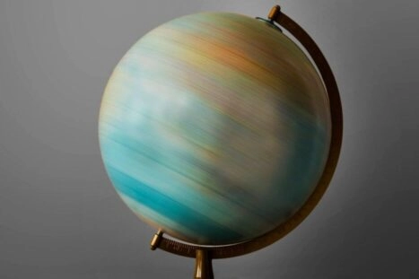 draaiende globe, aarde