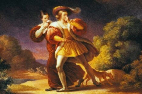 schilderij van mensen die iets vies ruiken, ter illustratie van historische geuren