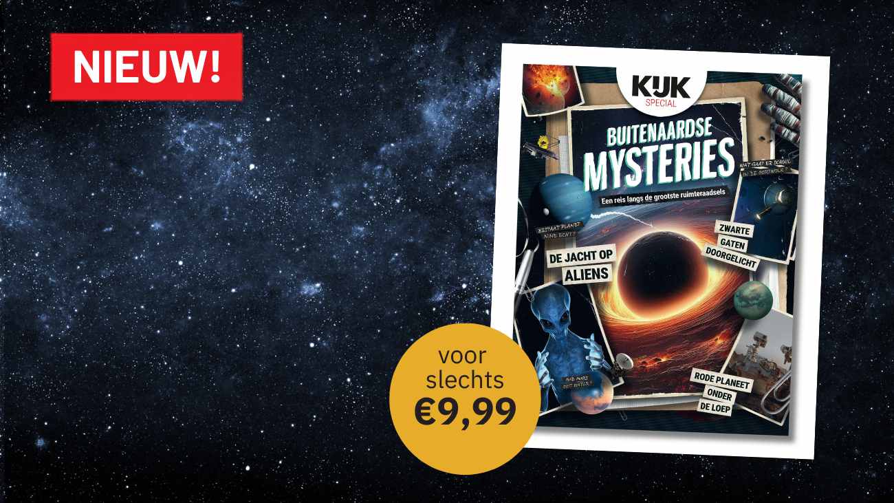 Cover van de speciale uitgave van KIJK Magazine over buitenaardse mysteries