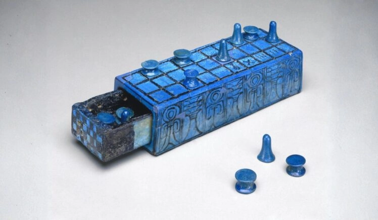 Een bordspel-set van Farao Amenhotep III